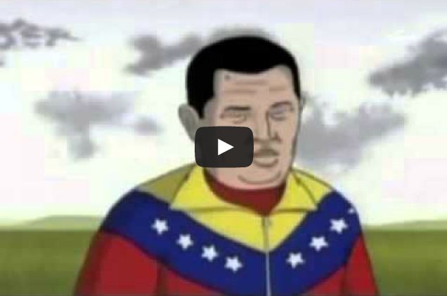 Симон Боливар и Че Гевара посрещат Чавес на небето