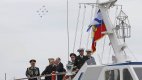 След парада в Москва Путин посети анексирания Крим