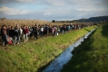 Бежанският поток към Словения би досегашния "унгарски" рекорд