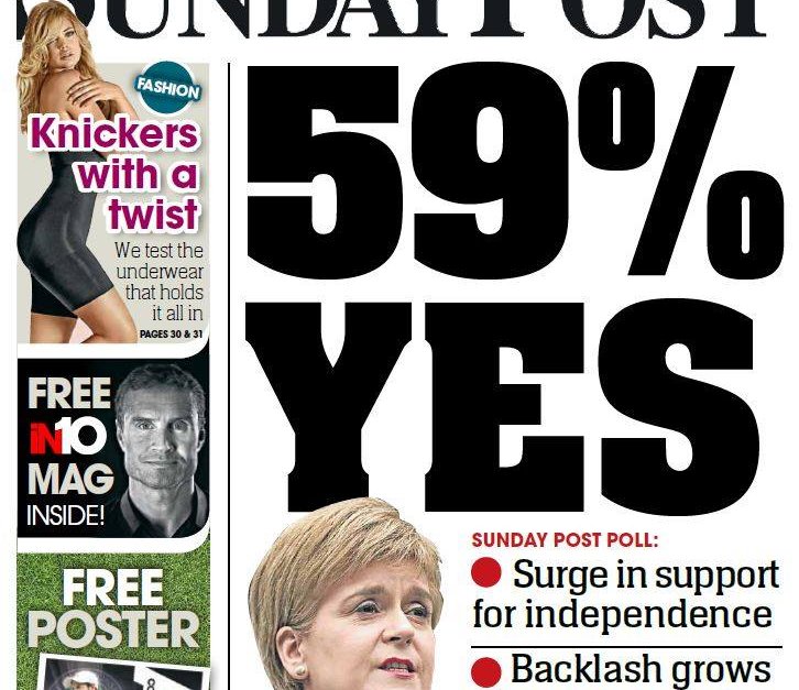 Близо 60% от шотландците са за независимост от Великобритания