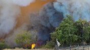 Хеликоптери гасят голям пожар в горите край Ардино