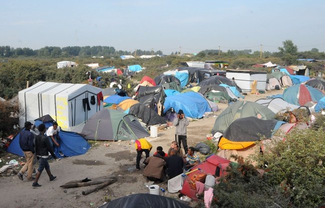 Кадър от мигрантския лагер