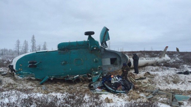 Общо 19 души загинаха при аварийно кацане на хеликоптер в Сибир