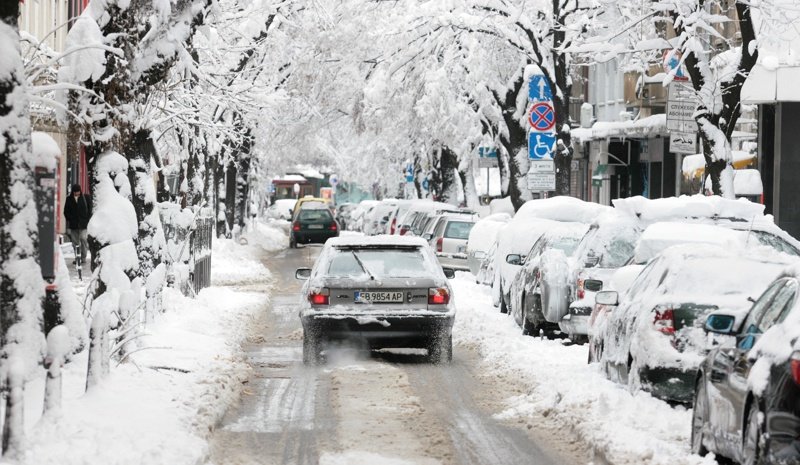 Зимата в София, снимка БГНЕС