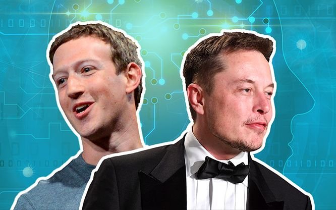Основателят на "Фейсбук" Марк Зукърбърг и Илън Мъск