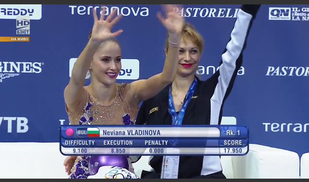Невяна Владинова спечели бронз на Световното първенство по художествена гимнастика