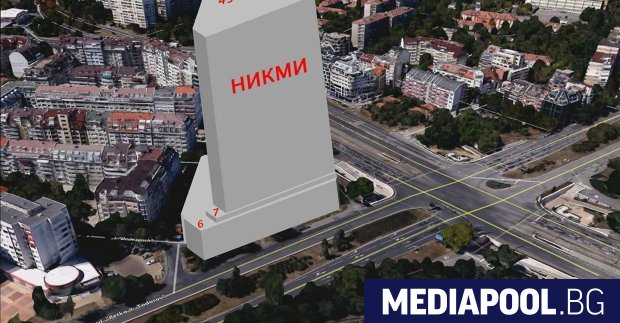 Макет на небостъргача С процедурни хватки Столичната община се опитва