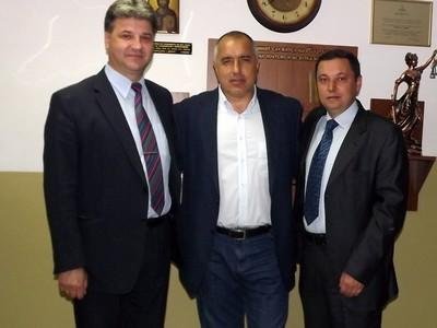 Димитър Узунов с Бойко Борисов и Яне Янев.