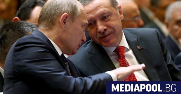 Президентите на Русия и Турция Владимир Путин и Реджеп Тайип