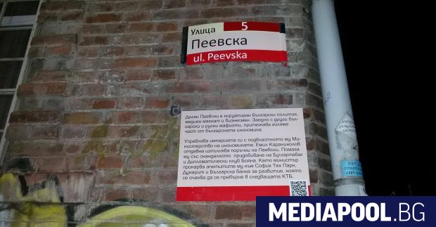 Столичната улица Славянска осъмна като улица Пеевска Акцията е дело
