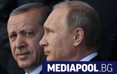 Президентите на Русия Турция и Иран Владимир Путин Реджеп