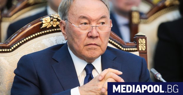 Държавният глава на Казахстан Нурсултан Назърбаев Президентът на Казахстан Нурсултан