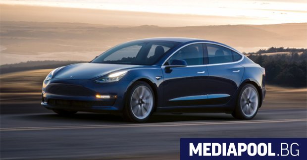 Телса Модел 3 Американският производител на електромобили Тесла е на