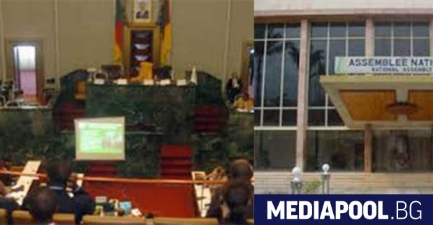 Сградата на парламента на Камерун бе напълно унищожена от пожар