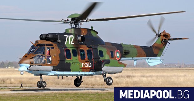 Хеликоптер Кугър сн БГНЕС България и Еърбъс Хеликоптерс бившата Юрокоптер
