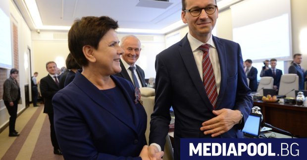 Беата Шидло и Матеуш Моравецки Премиерът на Полша Беата Шидло