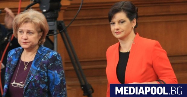 Председателите на бюджетната и здравната комисии в парламента Менда Стоянова