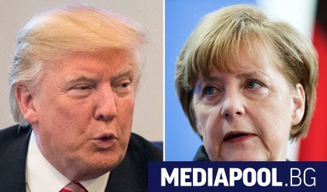Доналд Тръмп и Ангела Меркел Германците възприемат президента на САЩ