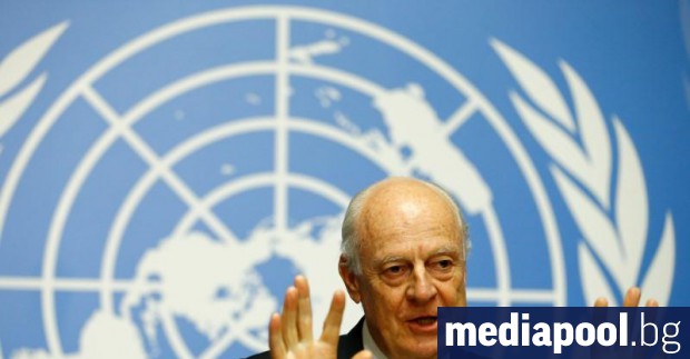 Специалният пратеник на ООН за Сирия Стафан де Мистура Осмият