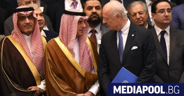 Външният министър на Саудитска Арабия Адел ал Джубейр и пратеникът
