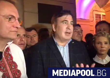 Саакашвили в последните години трайно се е установил в Украйна