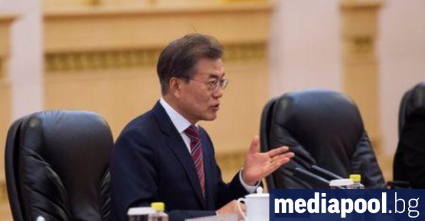 Южнокорейският президент Мун Дже ин Южна Корея предложи на северната си