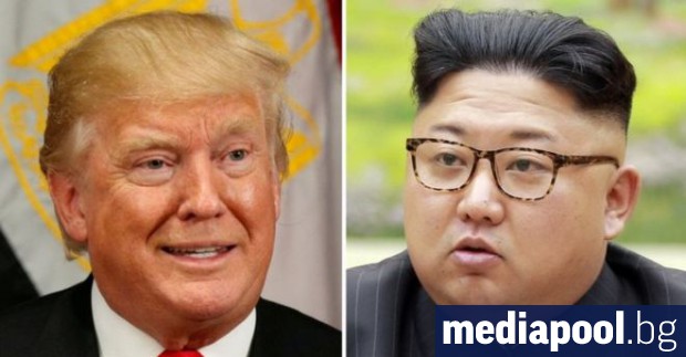Доналд тръмп и Ким Чен ун Американският президент Доналд Тръмп намекна