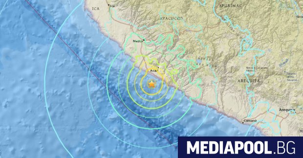 Силно земетресение разлюля Перу. Според Европейския сеизмологичен център магнитудът му