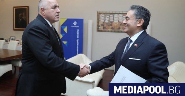 Премиерът Бойко Борисов се е срещнал с посланика на Турция