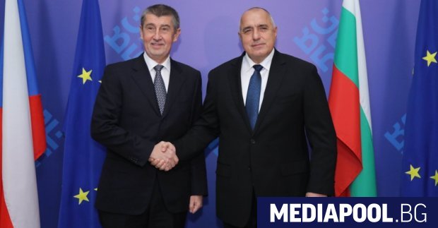 Чешкия премиер Андрей Бабиш и премиерът Бойко Бориов Снимка БГНЕС