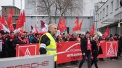 Работници в германската промишленост започват поредица 24-часови стачки