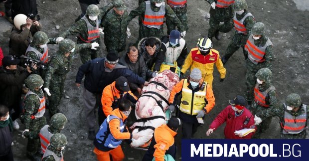Снимка БГНЕС Броят на жертвите при земетресението растърсило Тайван във