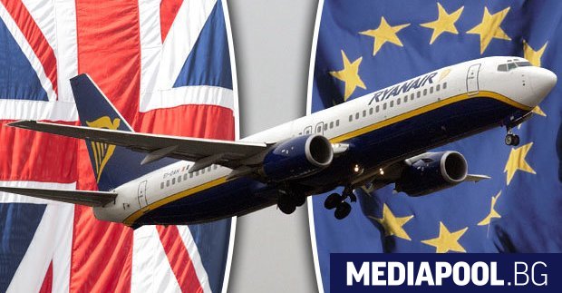 Ирландската нискотарифна авиокомпания предупреди че ще има клауза Брекзит в