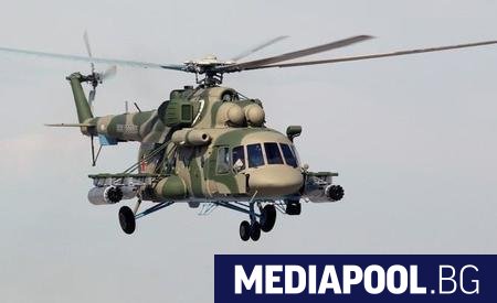 Военен хеликоптер в който са пътували мексиканският министър на вътрешните