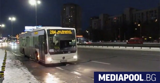 Четири нощни автобусни линии ще кръстосват София от 7 април