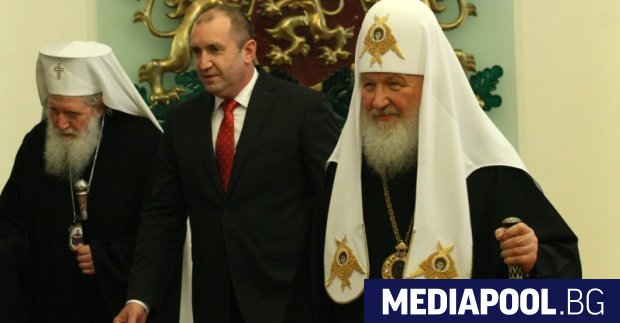 Патриарх Неофит Румен Радев патриарх Кирил Руският патриарх Кирил сам