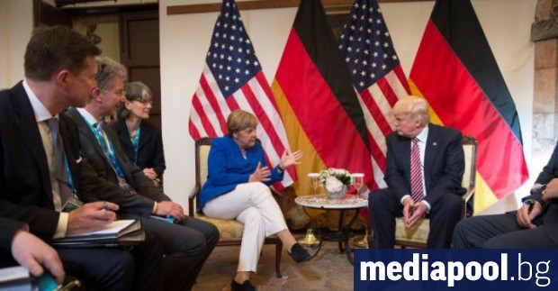 Германската канцлерка Ангела Меркел и президентът на САЩ Доналд Тръмп