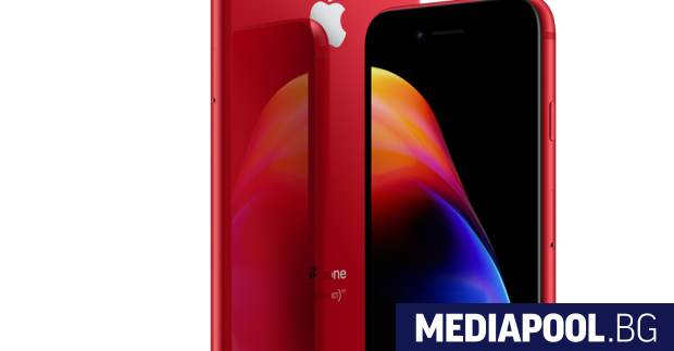 Американският технологичен концерн Епъл Apple представи специално червено издание на
