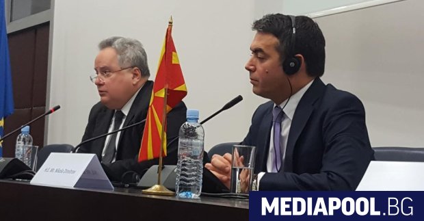 Никола Димитров и Никос Кодзияс Македония не приема предложението на