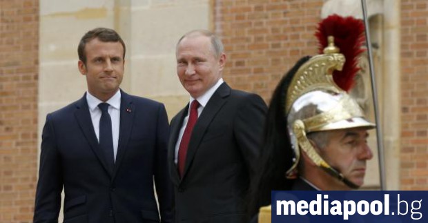 Посещението на френския президент Еманюел Макрон в Русия, насрочено за