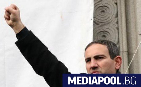 Никол Пашинян Лидерът на протестите в Армения Никол Пашинян каза