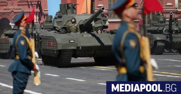 Сн ЕПА БГНЕС Руският президент Владимир Путин наблюдава днес на Червения