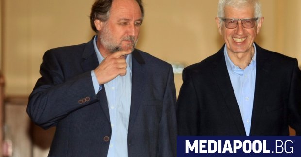 Адвокат Васил Василев и Румен Овчаров в спецсъда Сн БГНЕС