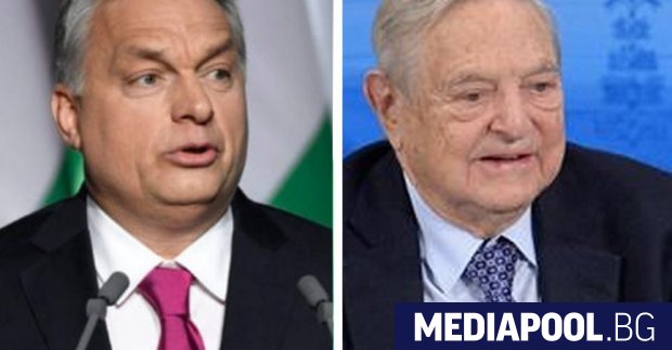 Виктор Орбан и Джордж Сорос Фондация Отворено общество на Джордж