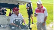 Христо Стоичков игра голф с Донълд Тръмп