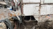 Част от къща се срути заради строеж в "Капана" в Пловдив
