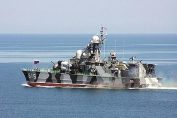 Руски военен кораб в Черно море