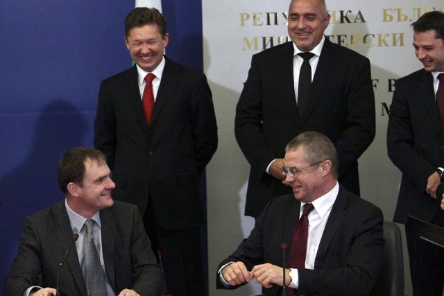 подписване газов договор Борисов Милер Добрев Медведев Гогов