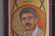 Цветан Василев, стенопис, ктитор, гигински манастир "Св. св. Козма и Дамян"