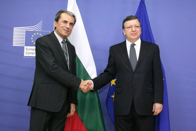 Пламен Орешарски и Жозе Мануел Барозу